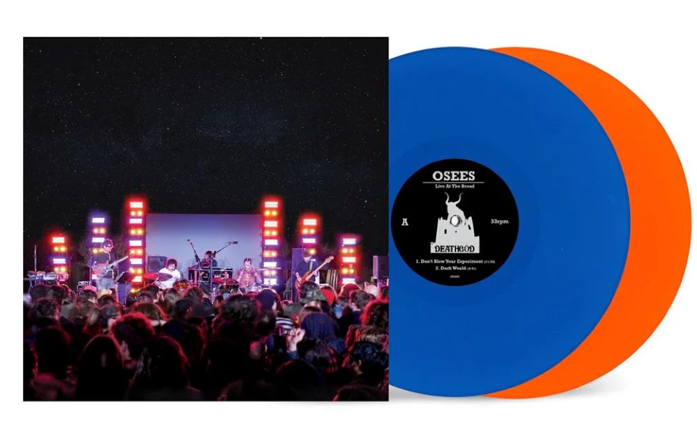 OSEES Live At The Broad Vinyl LP Blue Jay & Neon Orange Colour 2025