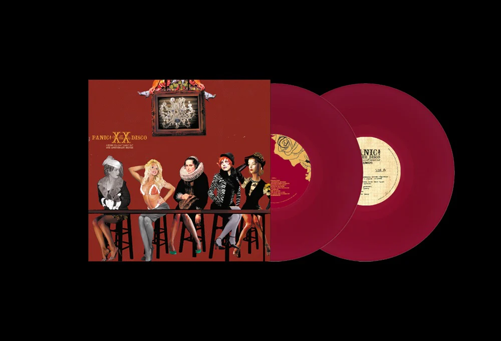 Panic! At The Disco A Future You Can't Sweat Out (20th Anniversary Deluxe) Vinyl LP Translucent Ruby Red Colour 2026 - Image 2