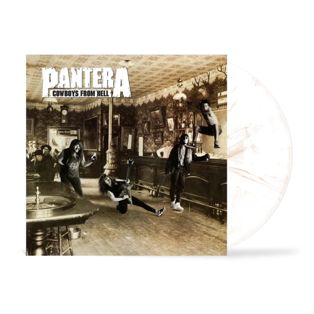 Pantera Cowboys From Hell Vinyl LP White & Whiskey Brown Colour 2021 - Image 2