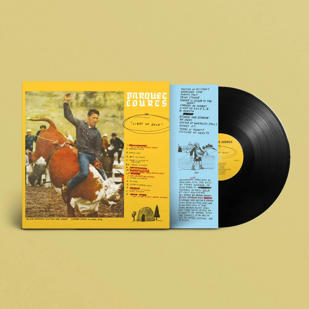 Parquet Courts Light Up Gold Vinyl LP 2025