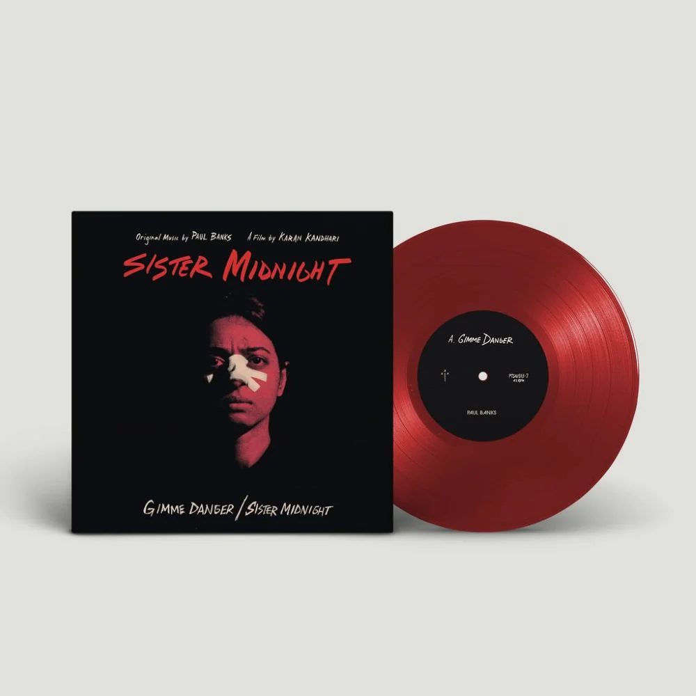 Paul Banks Gimme Danger / Sister Midnight 7" Vinyl Single Red Colour 2025