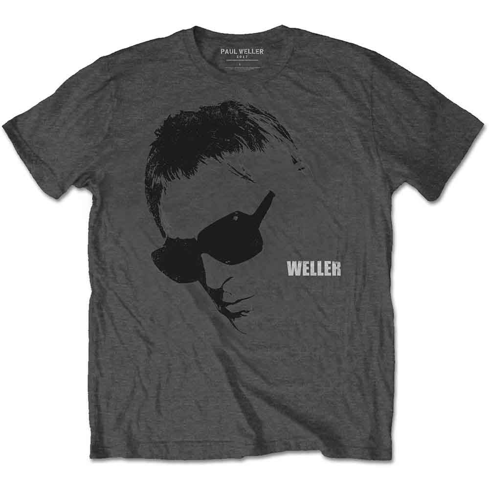 Paul Weller Glasses Picture Charcoal Grey XX-Large T-Shirt