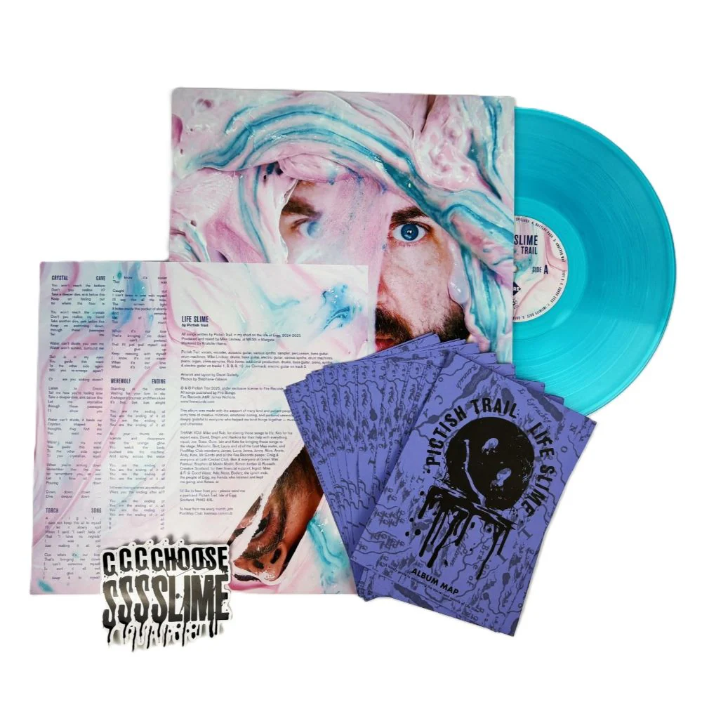 Pictish Trail Life Slime Vinyl LP Toxic Lagoon Blue Colour 2026 - Image 2