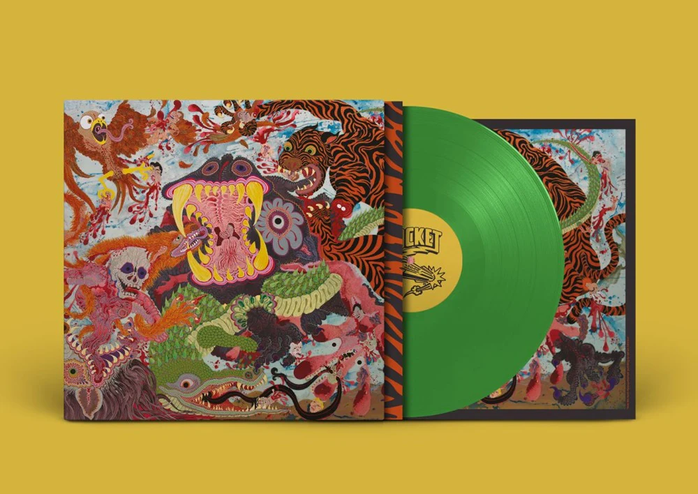 Pigs Pigs Pigs Pigs Pigs Pigs Pigs Death Hilarious Vinyl LP Indies Green Vinyl + A3 Poster 2025 - Image 2