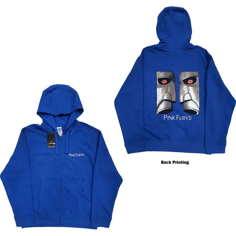 Pink Floyd Metal Heads Close Up Blue XX-Large Hoodie - Image 3