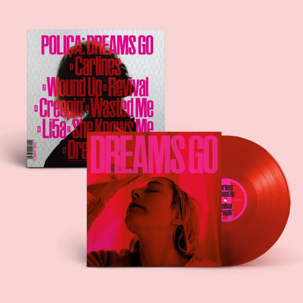 POLIÇA Dreams Go Vinyl LP Indies Red Colour 2025