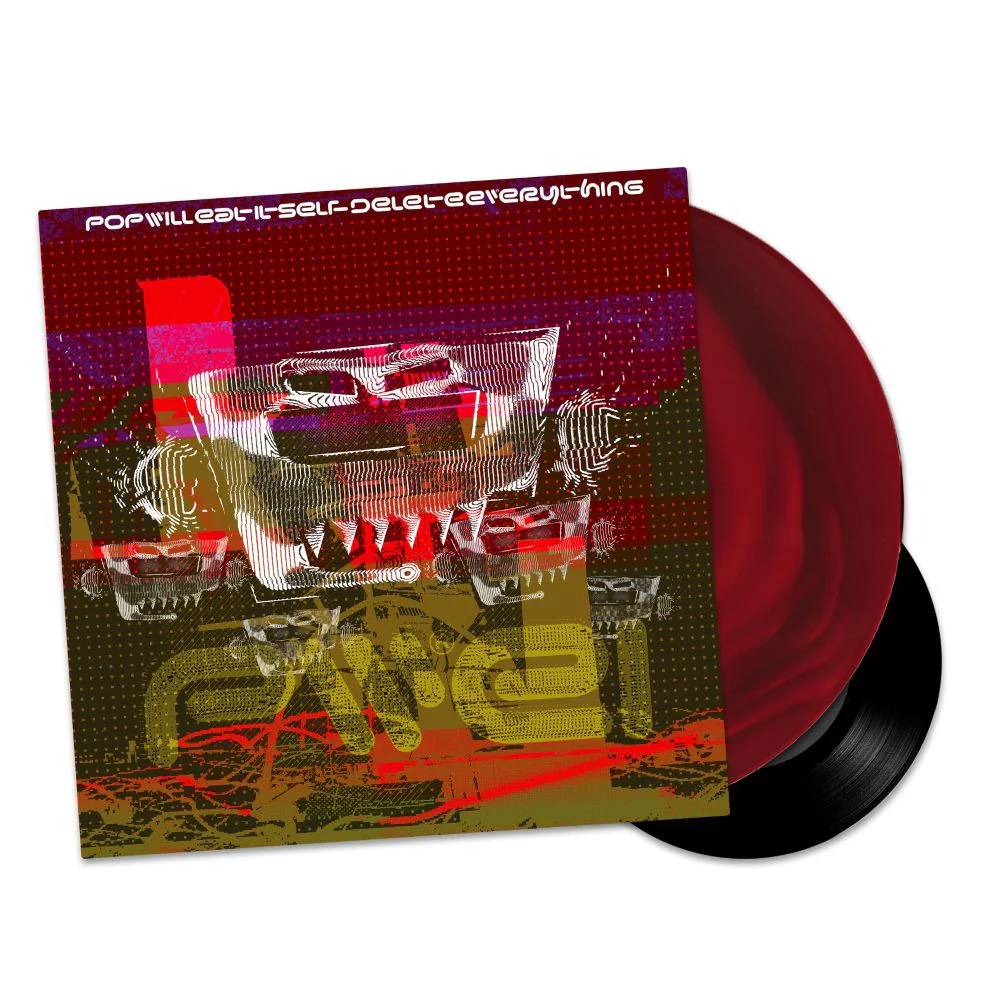 Pop Will Eat Itself Delete Everything Vinyl LP Indies Dystopian Explosion Colour + Bonus 7" 2025