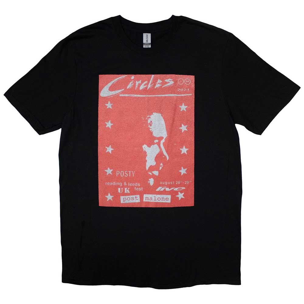 Post Malone Circles Live Black Medium T-Shirt
