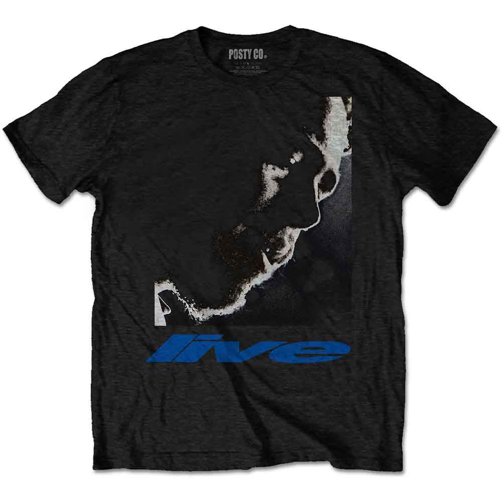 Post Malone HT Live Close-Up Black Large T-Shirt