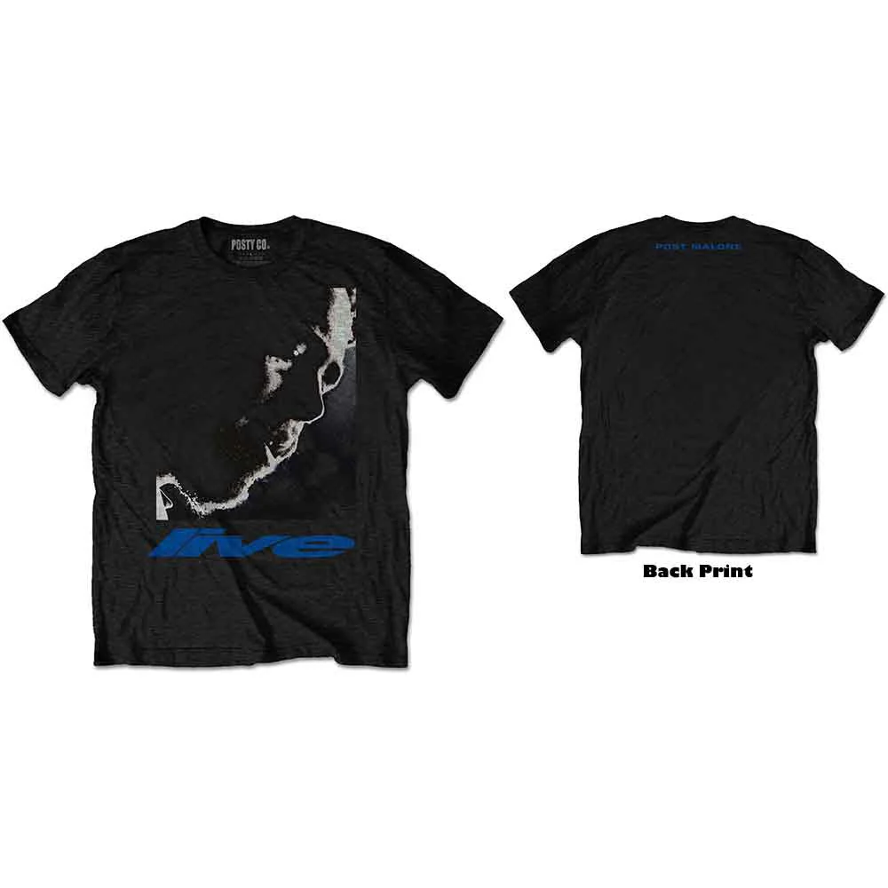 Post Malone HT Live Close-Up Black Medium T-Shirt - Image 3