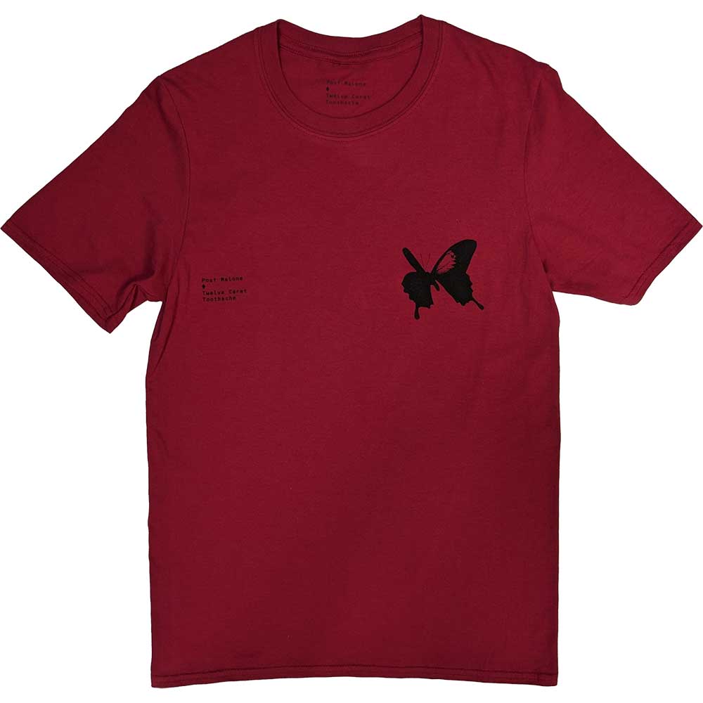 Post Malone Twelve Carat Red Small T-Shirt