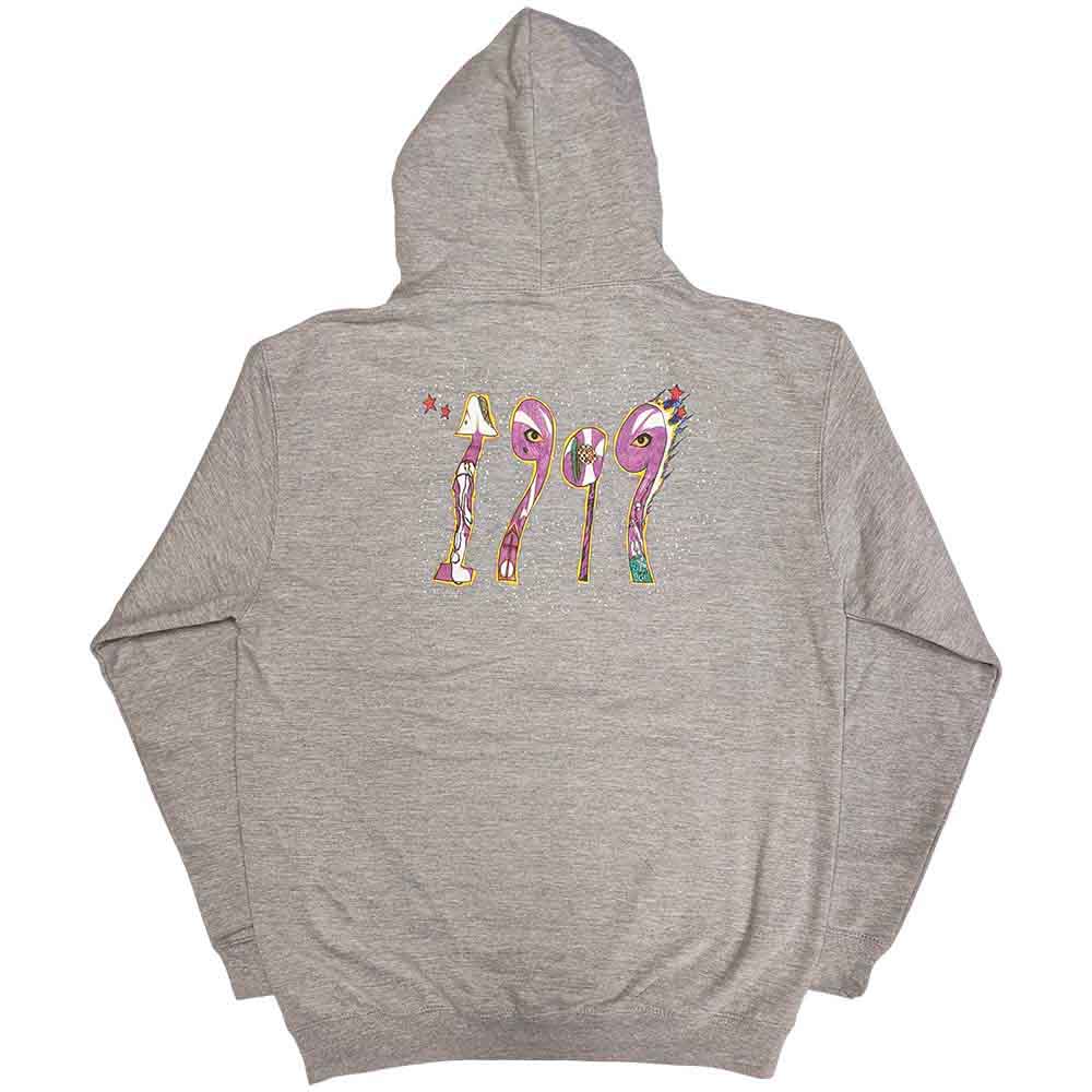 Prince 1999 Grey Medium Hoodie - Image 2