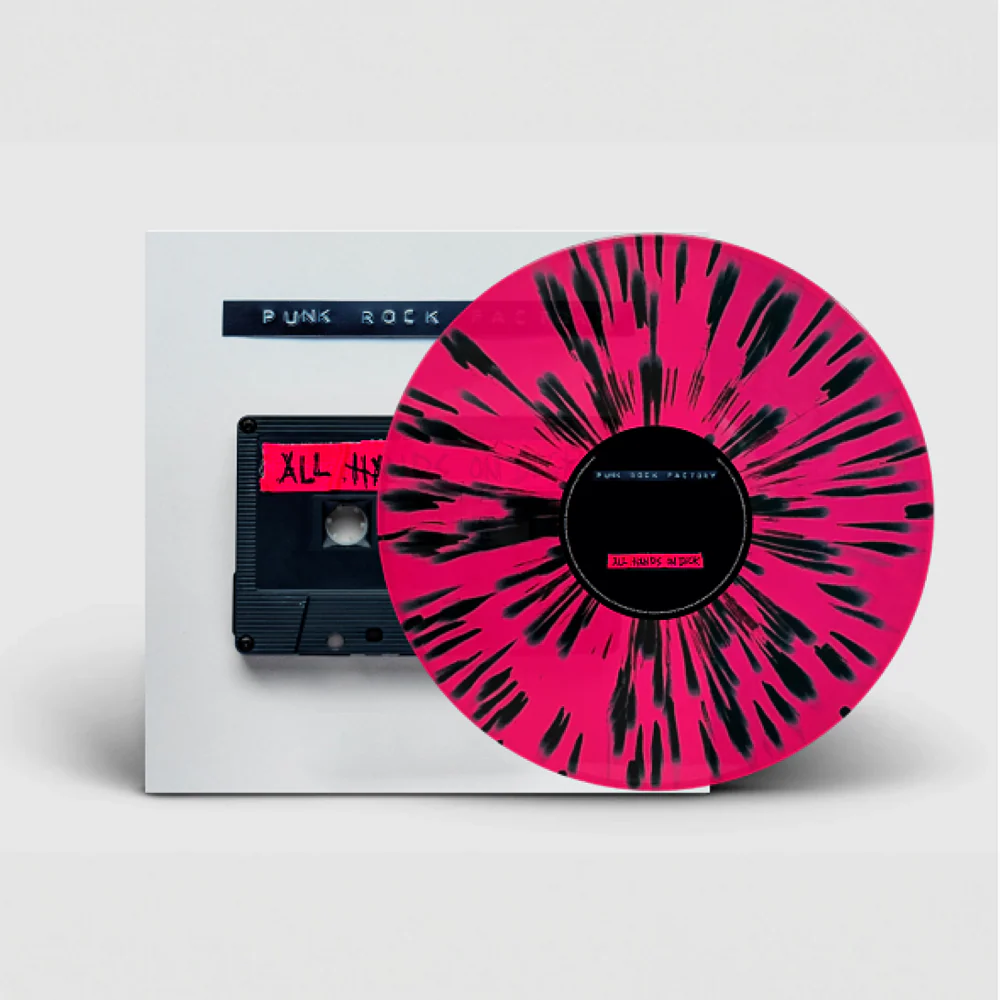 Punk Rock Factory All Hands on Deck Vinyl LP Black & Pink Swirl Colour 2025