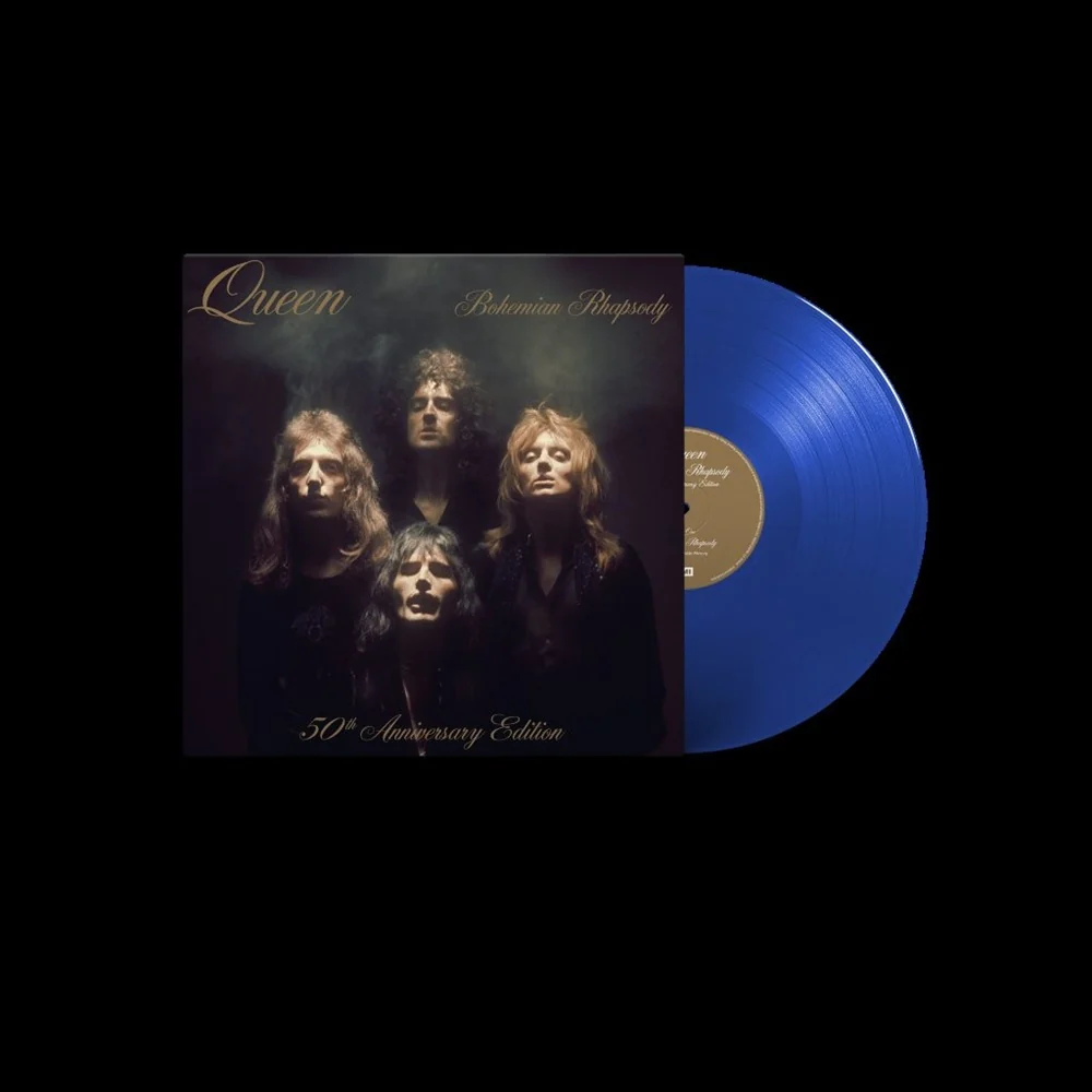 Queen Bohemian Rhapsody 12" Vinyl Single Transparent Blue Colour 2025 - Image 2