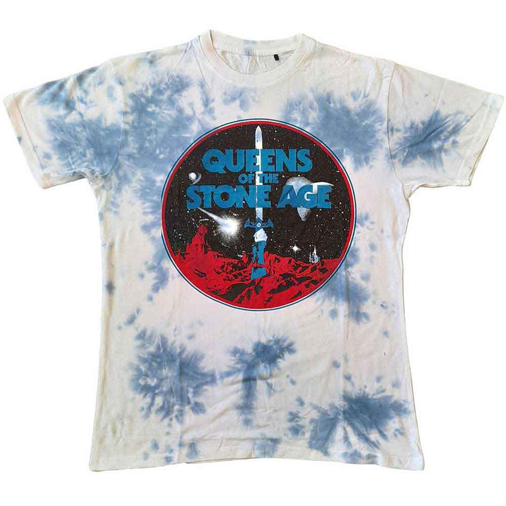 Queens Of The Stone Age Branca Sword Wash White Large T-Shirt
