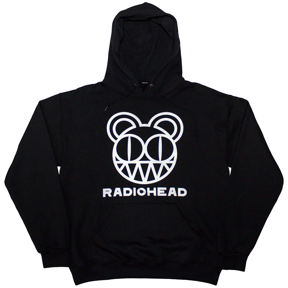 Radiohead Bearhead Black Medium Hoodie