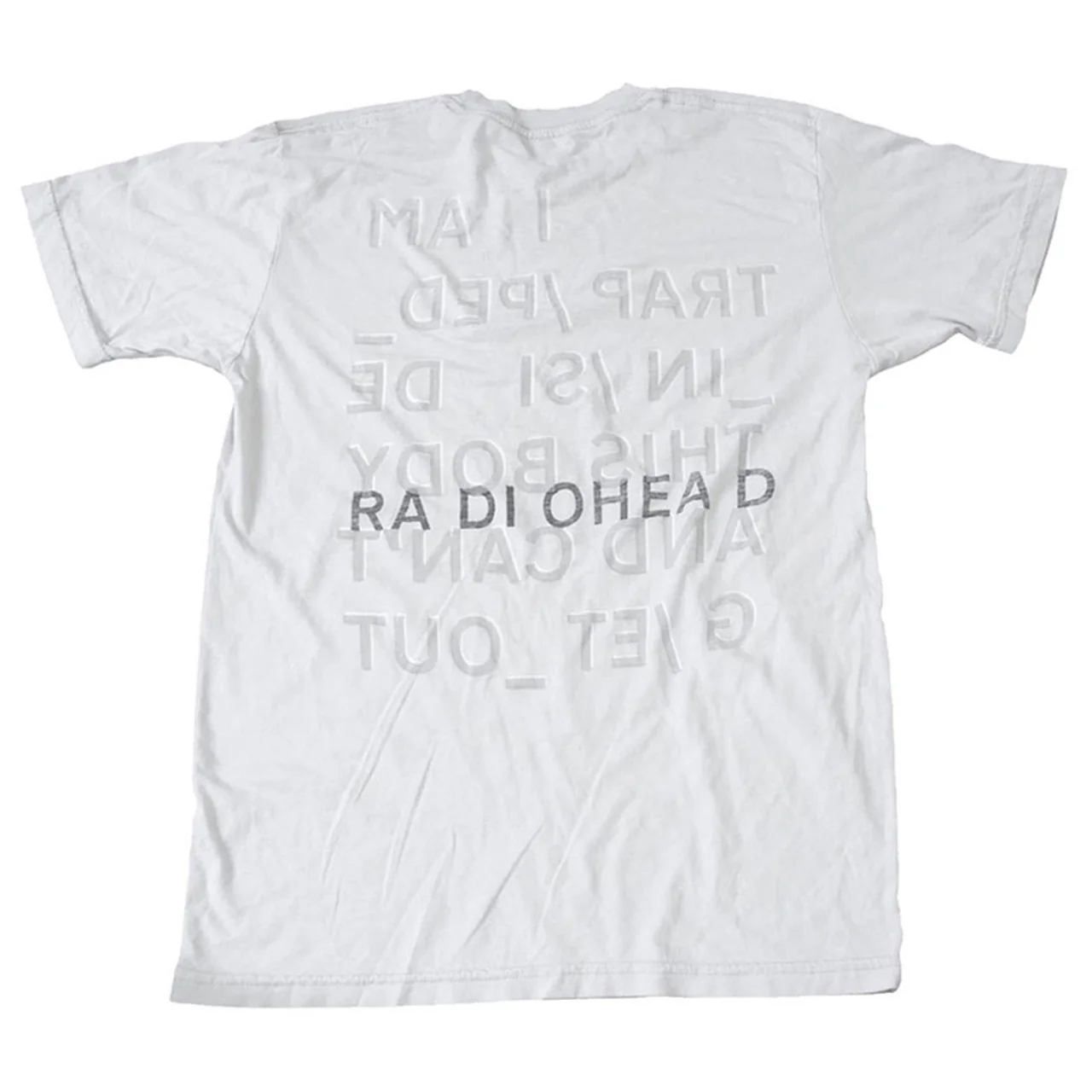 Radiohead Trapped White Small T-Shirt - Image 2