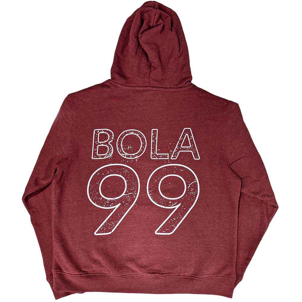 Rage Against The Machine Battle 99 Maroon Medium Hoodie - Image 2