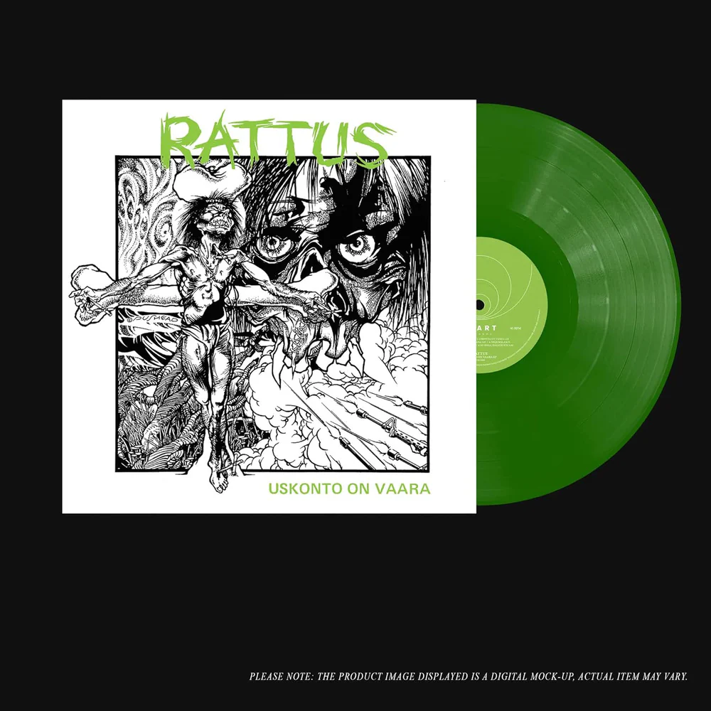 Rattus Uskonto on vaara Vinyl LP Due out 29/05/26
