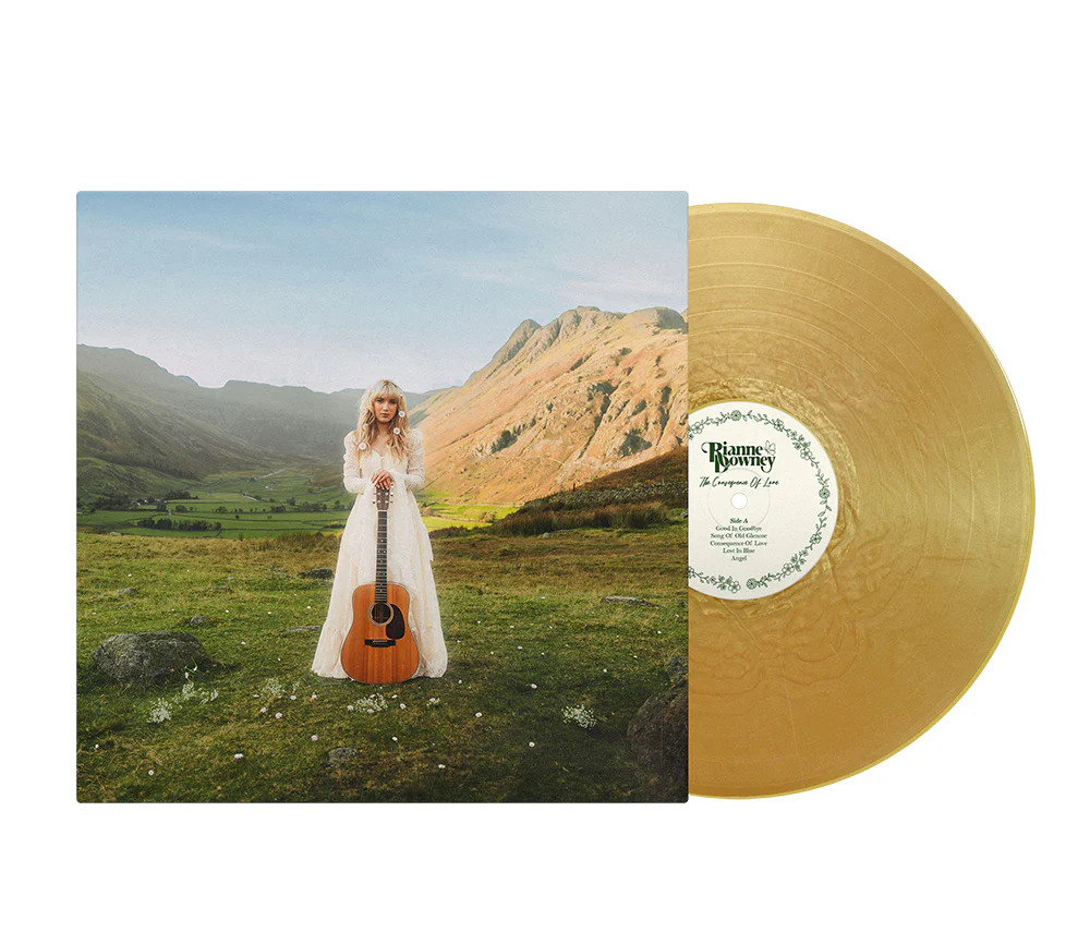 Rianne Downey Consequence Of Love Vinyl LP Assai Exclusive Gold Colour + 7" + Signed Print 2025 - Image 2