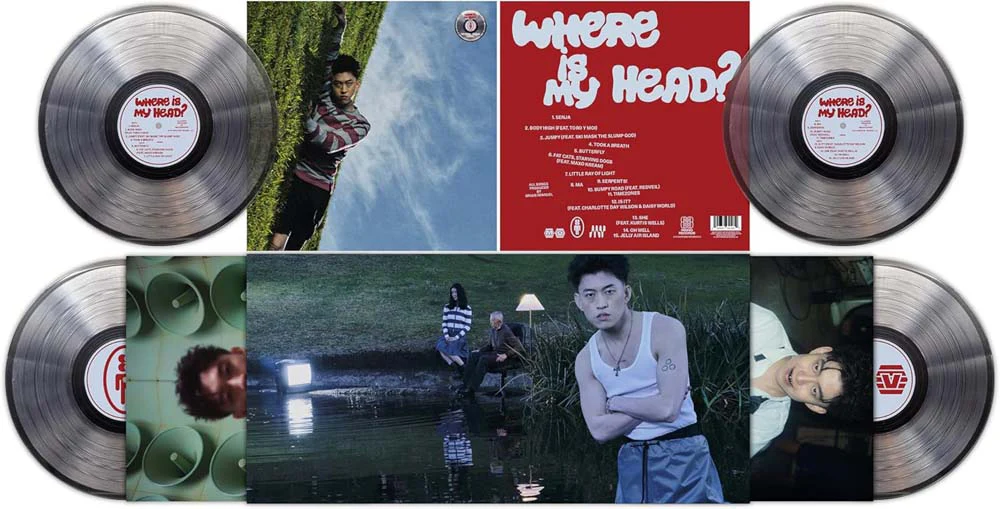 Rich Brian Where Is My Head? Vinyl LP Crystal Clear Colour 2026