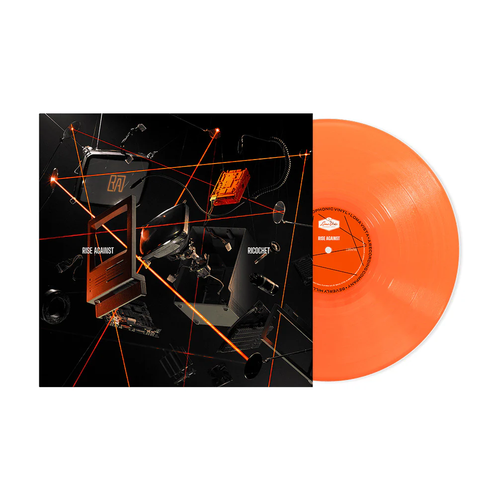 Rise Against Ricochet Vinyl LP Indies Neon Orange Colour 2025