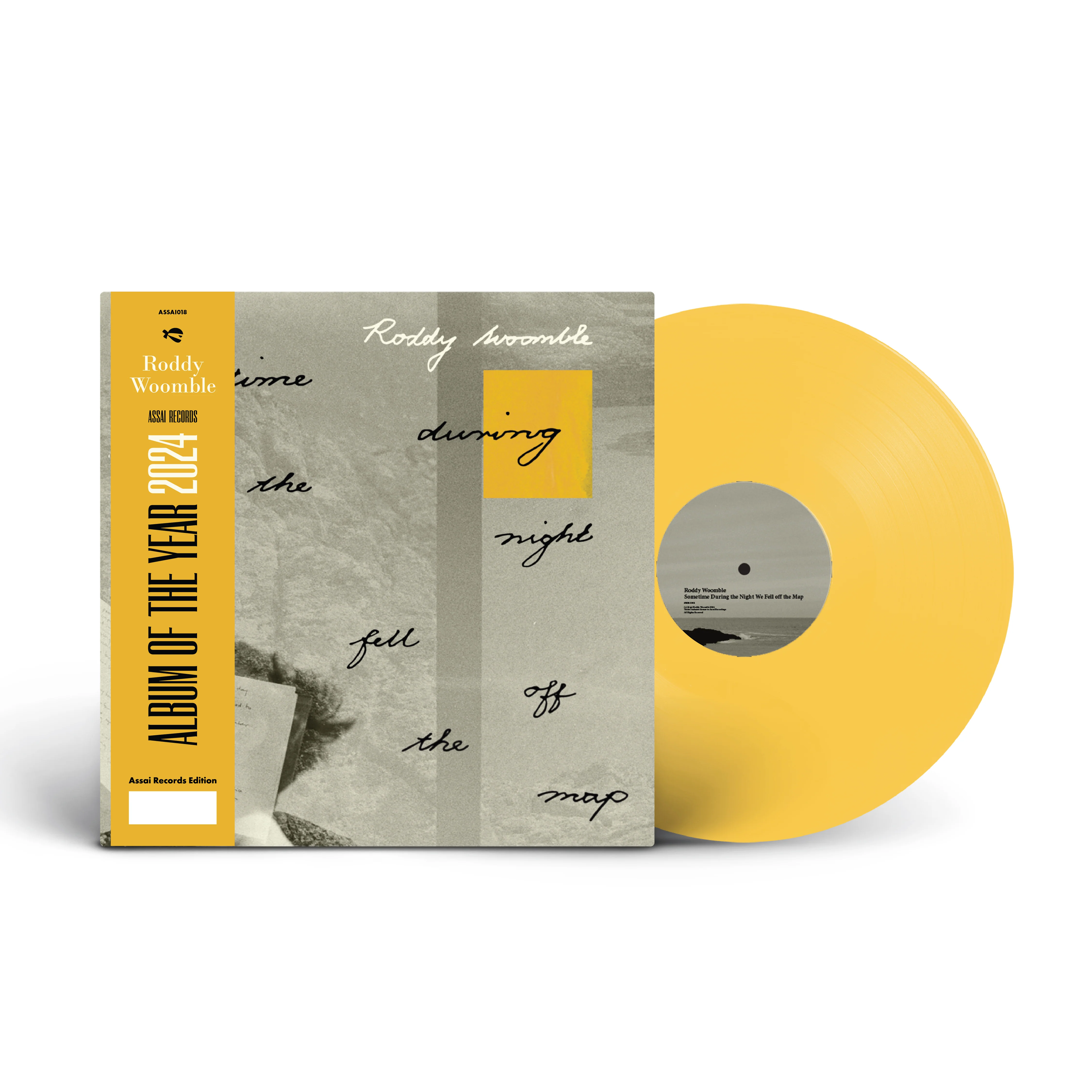 Roddy Woomble Sometime During The Night We Fell Off The Map Vinyl LP Signed Assai Album Of The Year Obi Edition Yellow Colour 2024 - Image 2