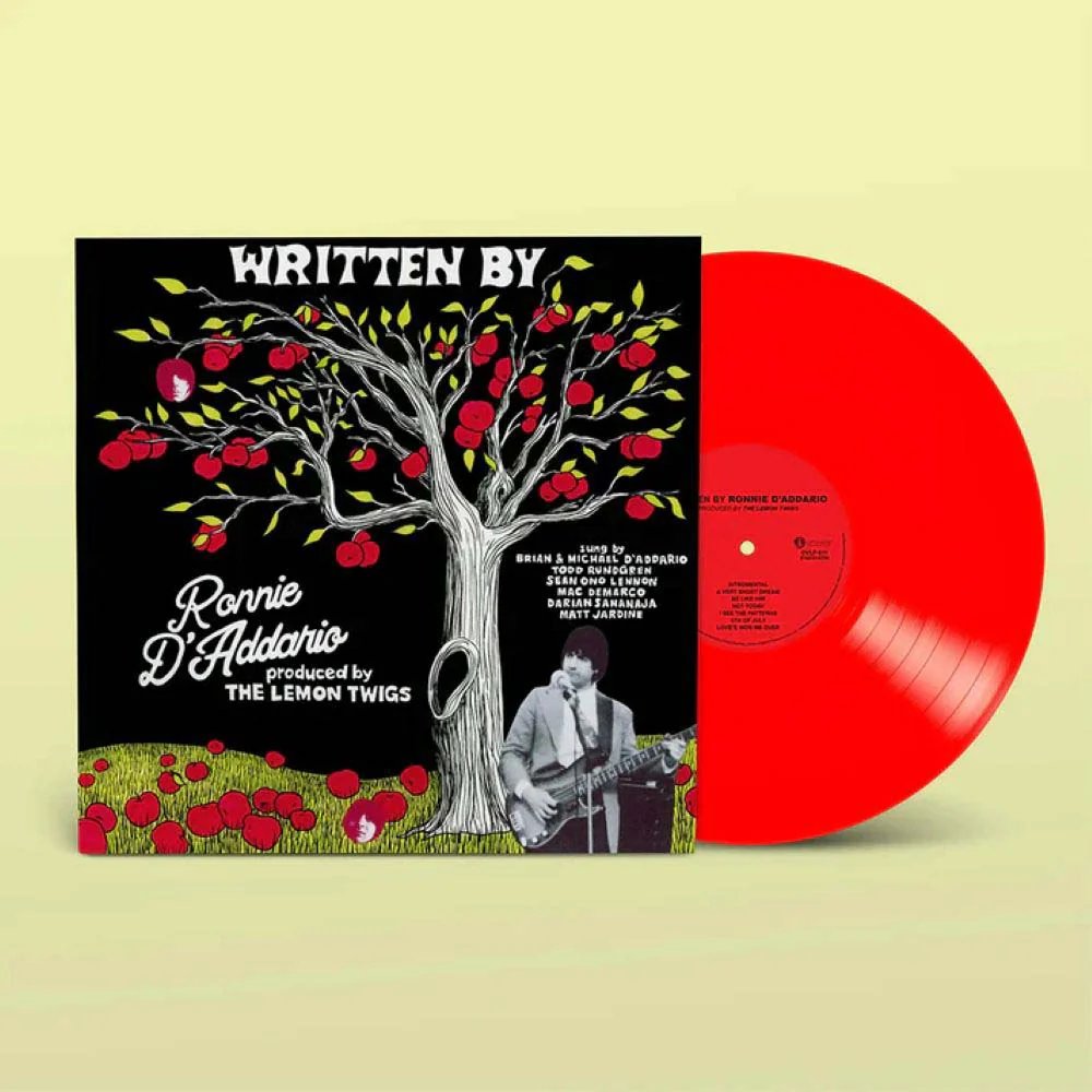 Ronnie D'Addario Written By Ronnie D'Addario Vinyl LP Indies Opaque Red Colour 2025