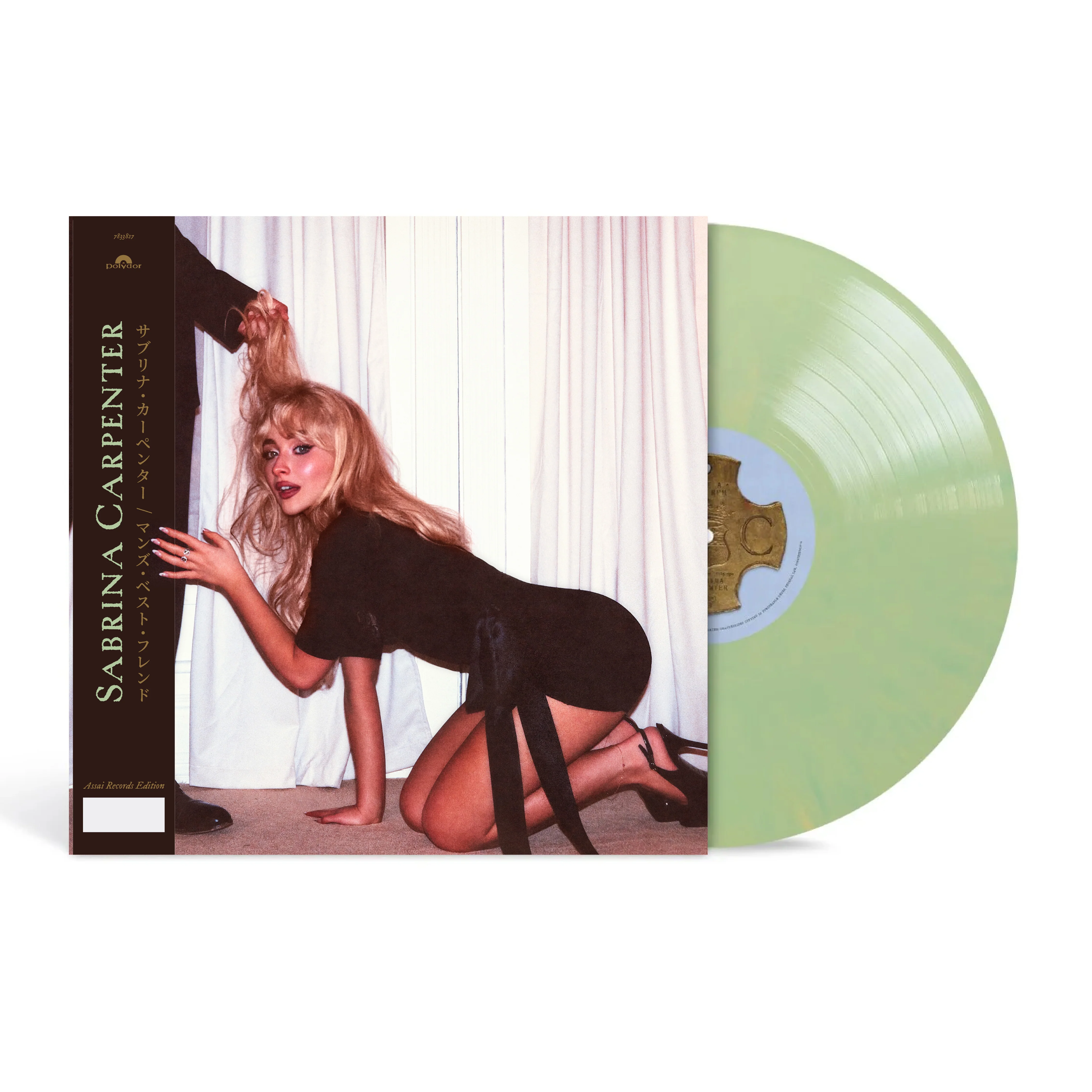 Sabrina Carpenter Man's Best Friend Vinyl LP Assai Album Of The Month Obi Edition Seafoam Green Colour 2025 - Image 2