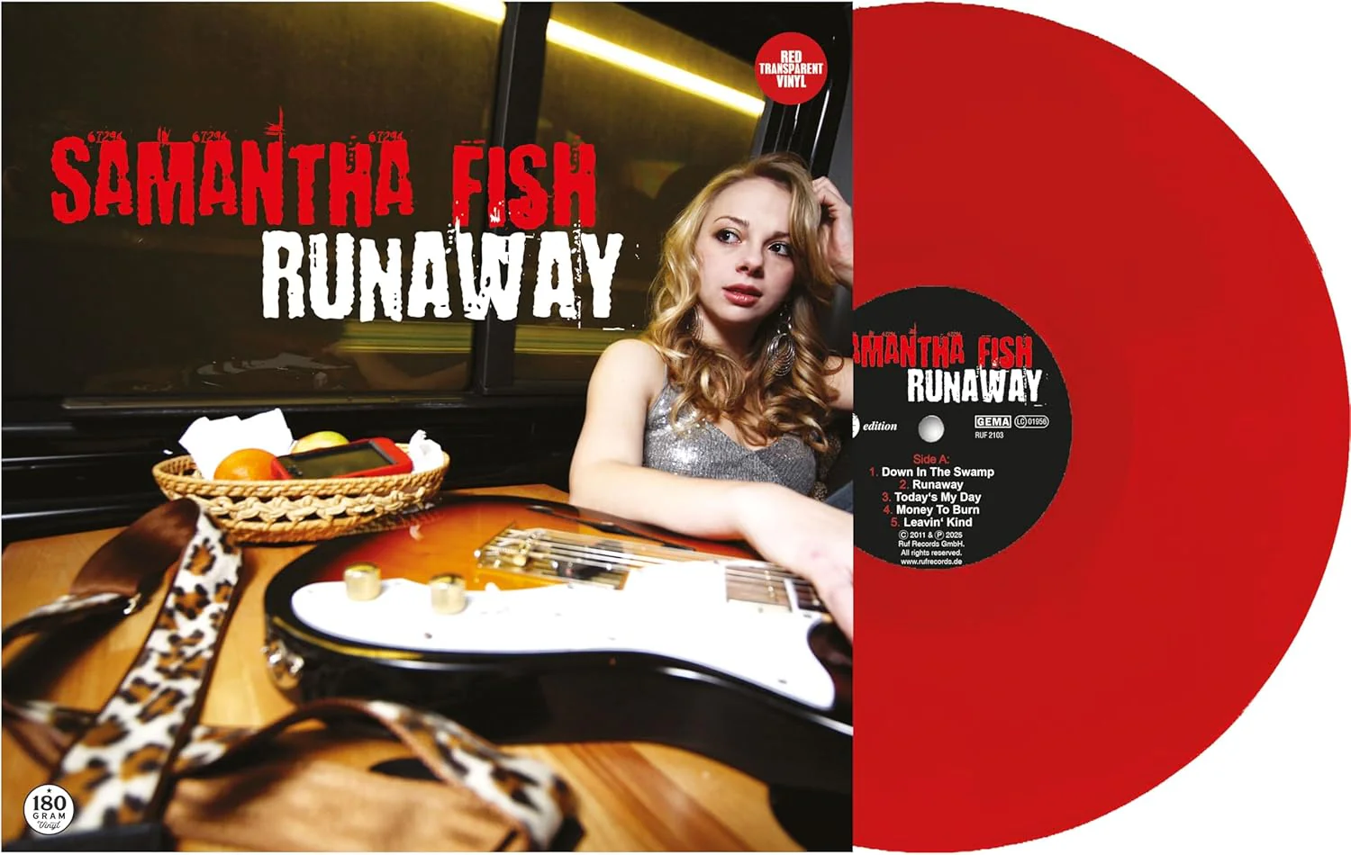 Samantha Fish Runaway Vinyl LP Red Colour 2025