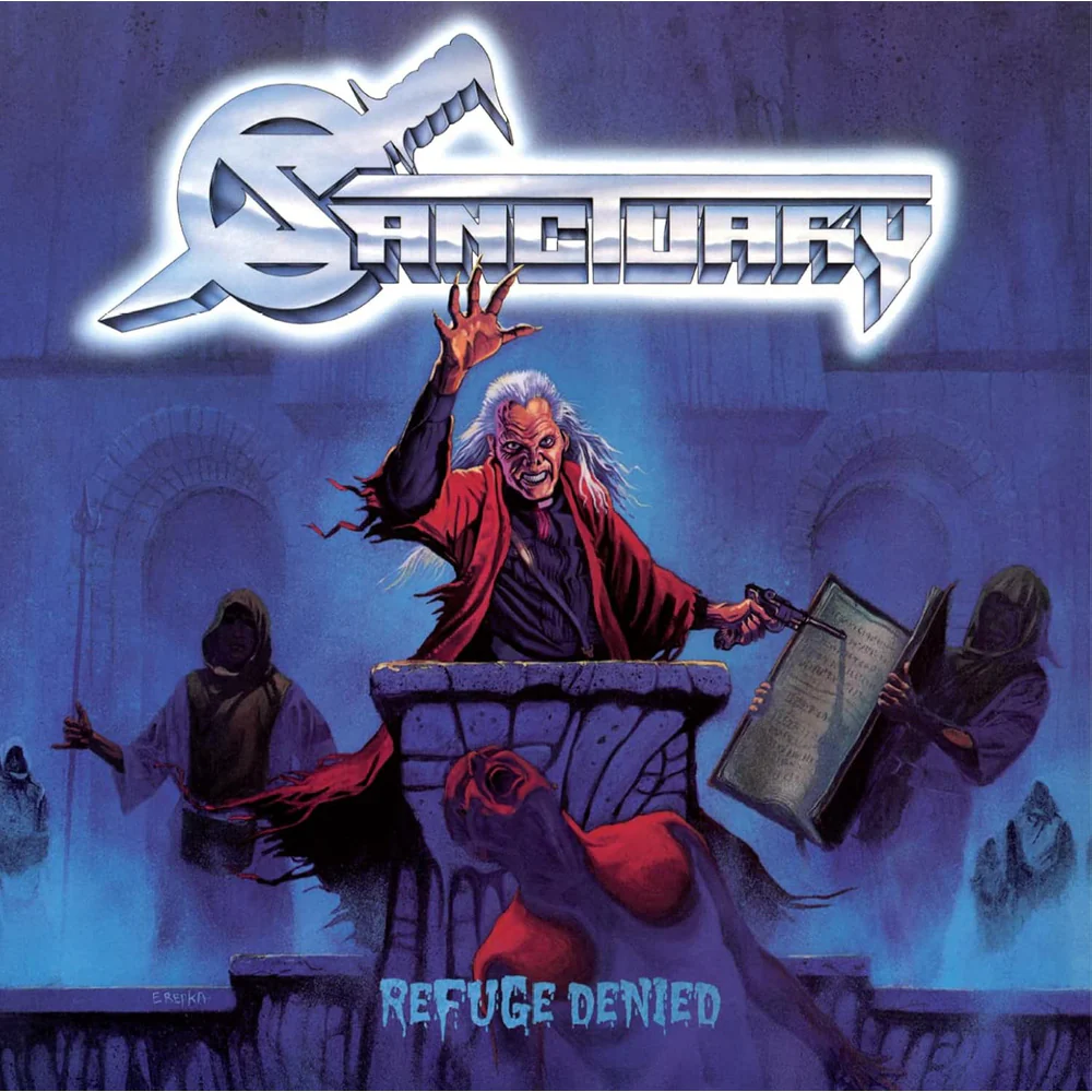 Sanctuary Refuge Denied Vinyl LP Translucent Blue Colour