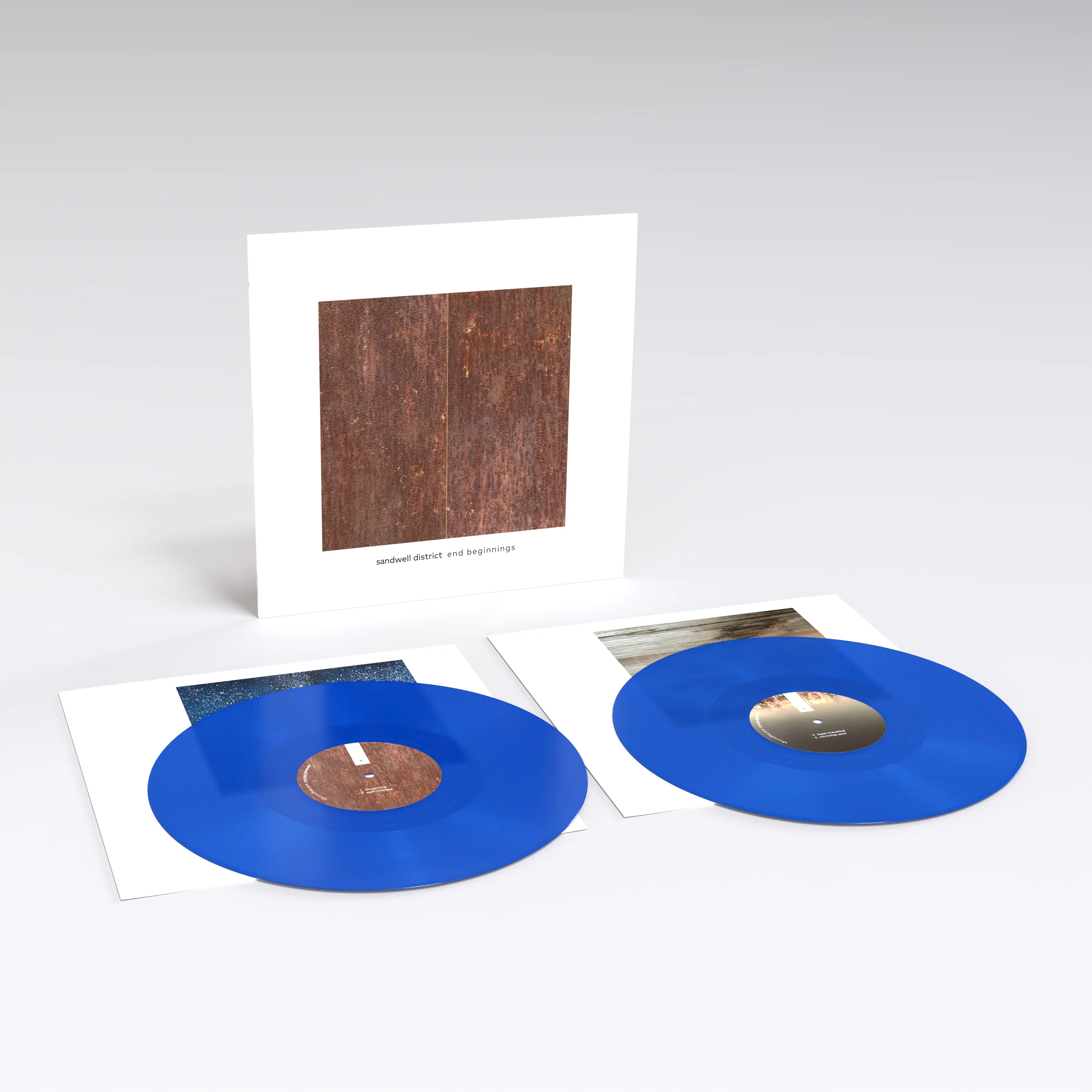 Sandwell District End Beginnings Vinyl LP Transparent Blue Colour 2025