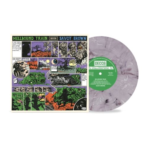 Savoy Brown Hellbound Train Vinyl LP Purple & White Marble Colour RSD 2025 - Image 2
