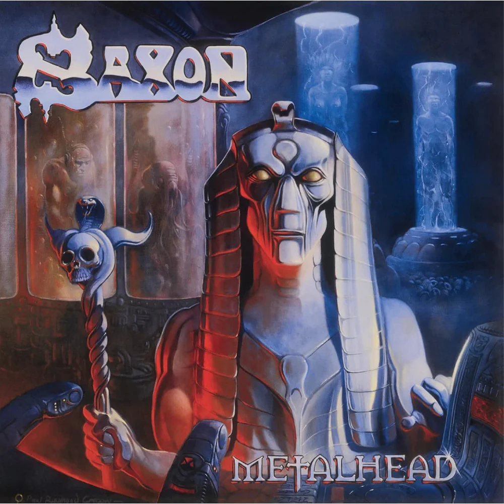 Saxon Metalhead Vinyl LP Gold Colour 2026