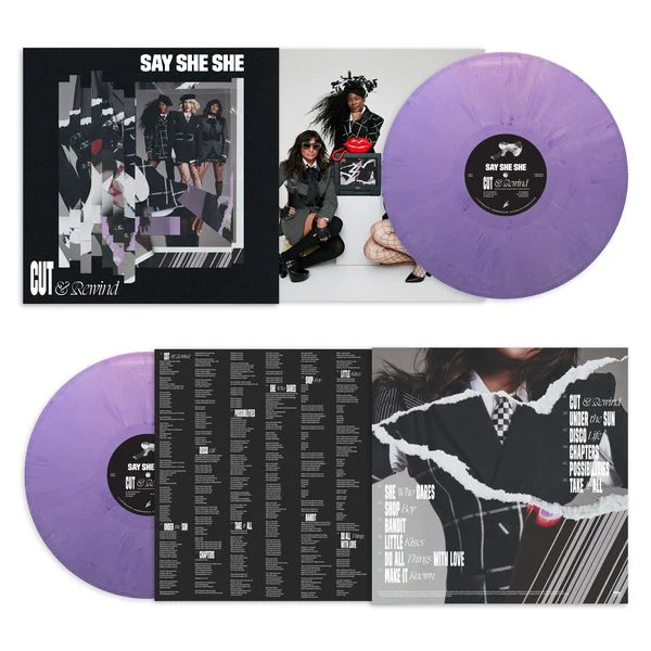 Say She She Cut & Rewind Vinyl LP Lilac Colour 2025 - Image 2