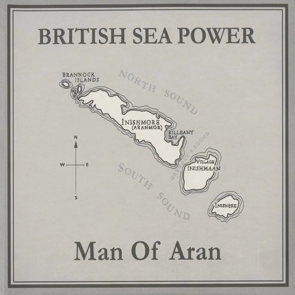 Sea Power Man Of Aran Vinyl LP Yellow & Blue Colour 2023 - Image 2