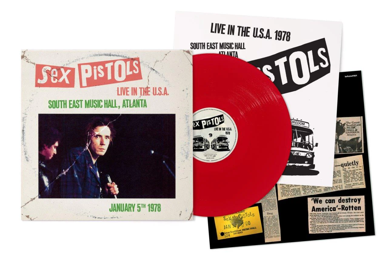 Sex Pistols Live In The U.S.A 1978 Atlanta Vinyl LP Red Colour 2025 - Image 2