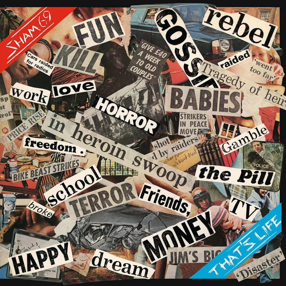 Sham 69 - That's Life Vinyl LP Red Colour Due Out 29/05/26