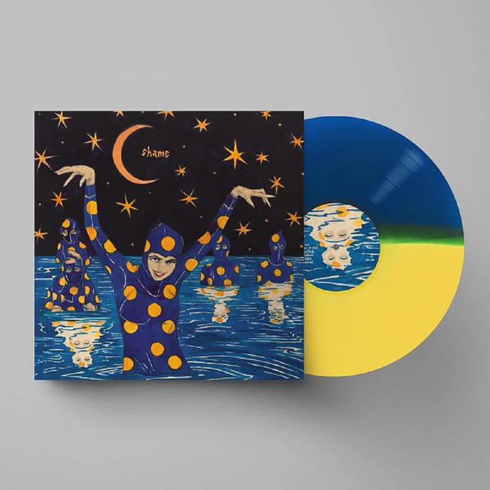 shame Food For Worms Vinyl LP Indies Blue & Yellow Colour 2023