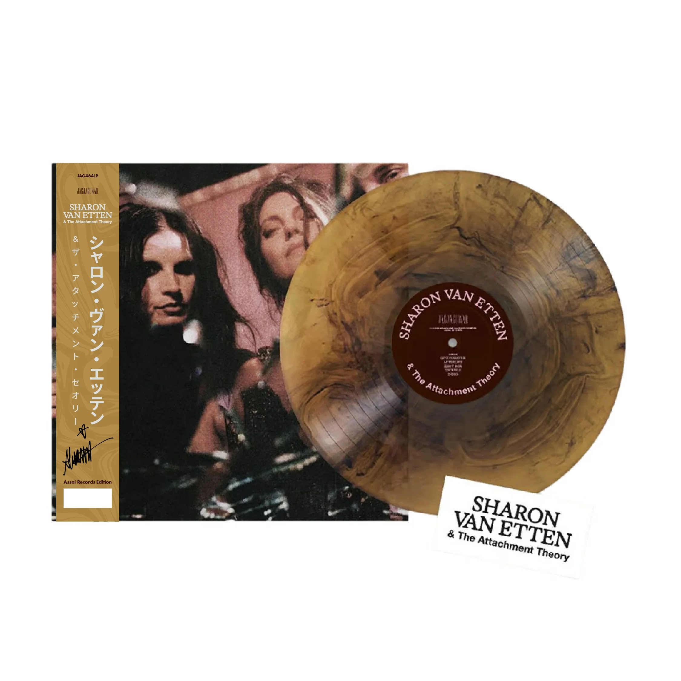 Sharon Van Etten & The Attachment Theory Self-Titled Vinyl LP Signed Assai Obi Edition Amber Colour 2025 - Image 2