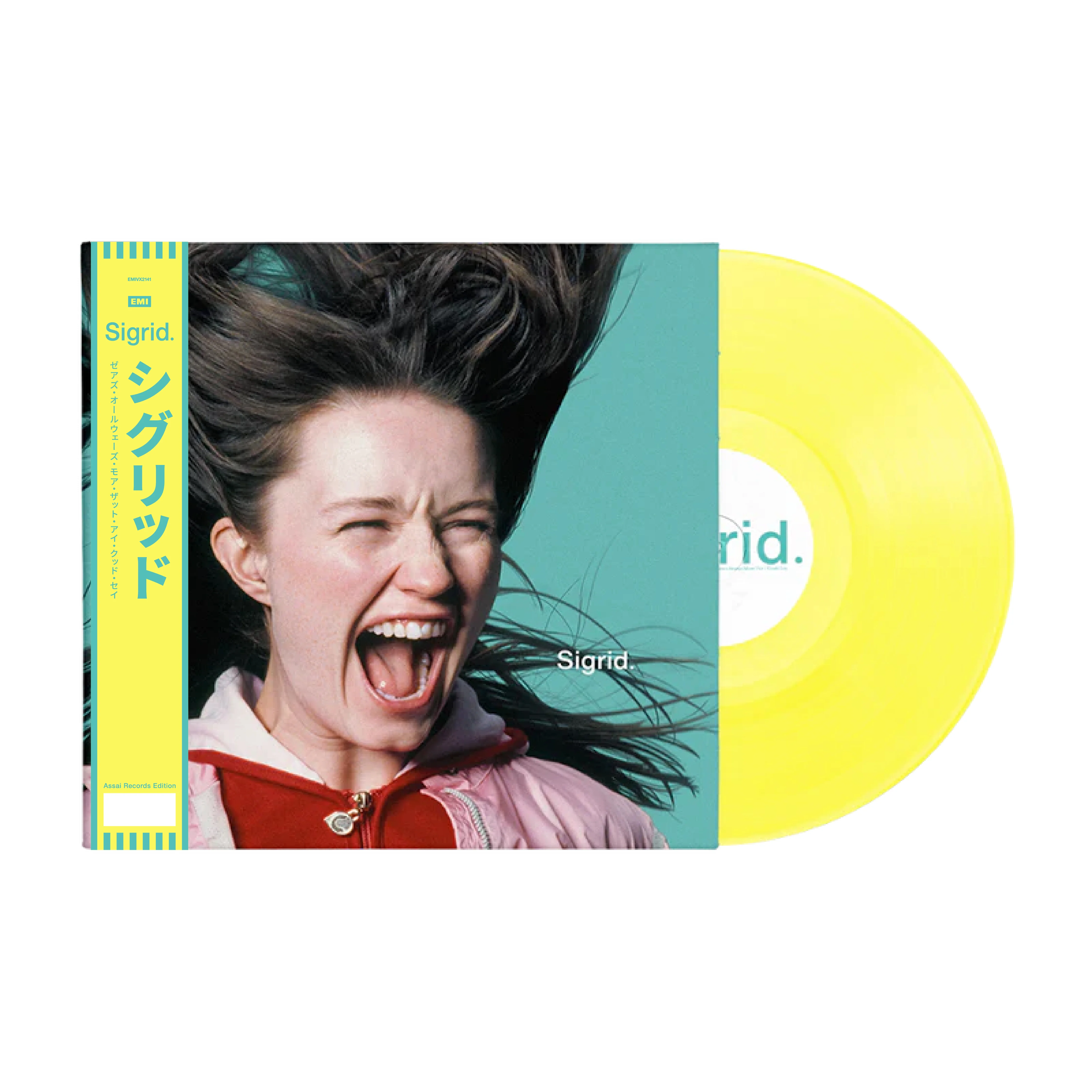 Sigrid There's Always More That I Could Say Vinyl LP Signed Assai Obi Edition Transparent Yellow Colour 2025 - Image 2