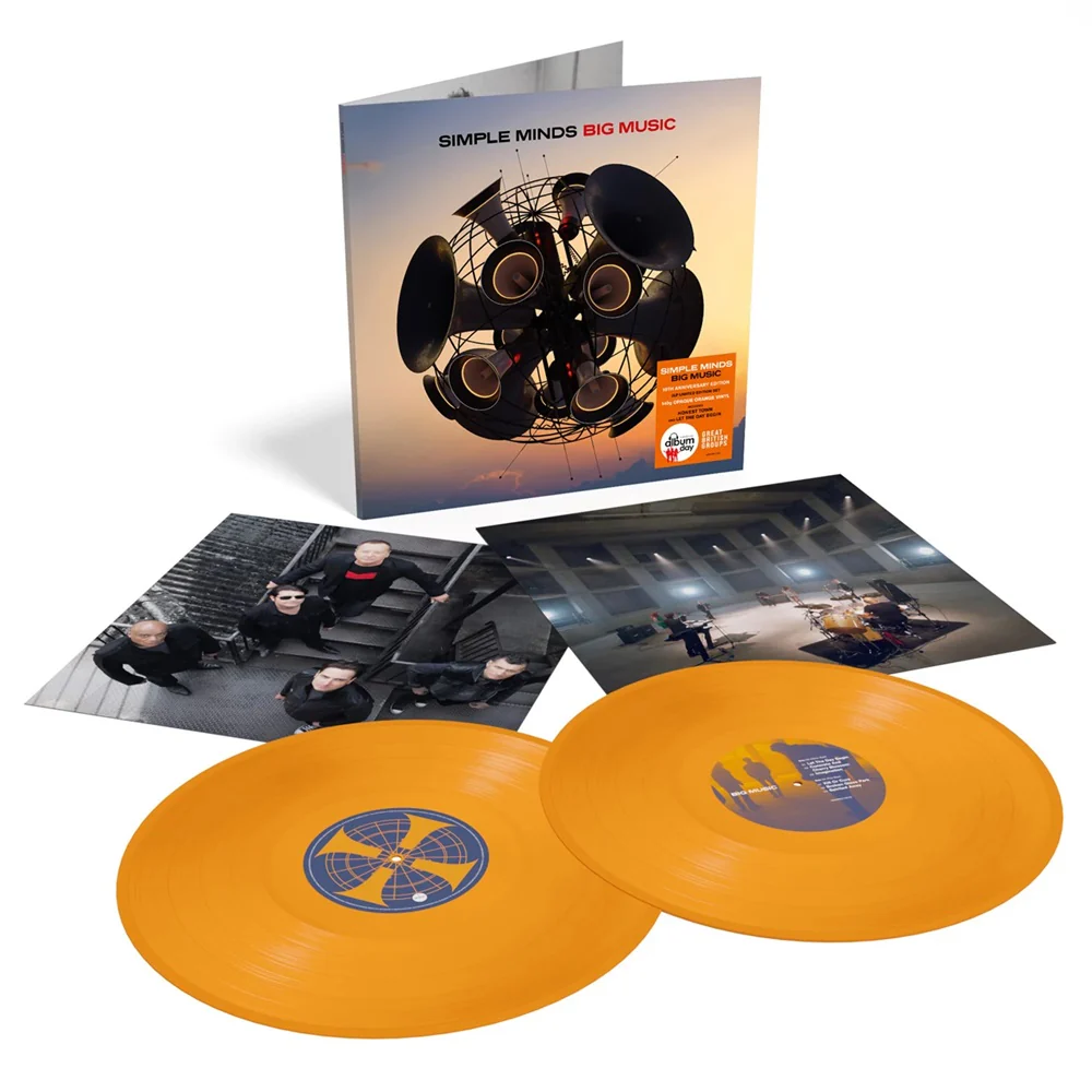 Simple Minds Big Music Vinyl LP Orange Colour National Album Day 2024 - Image 2