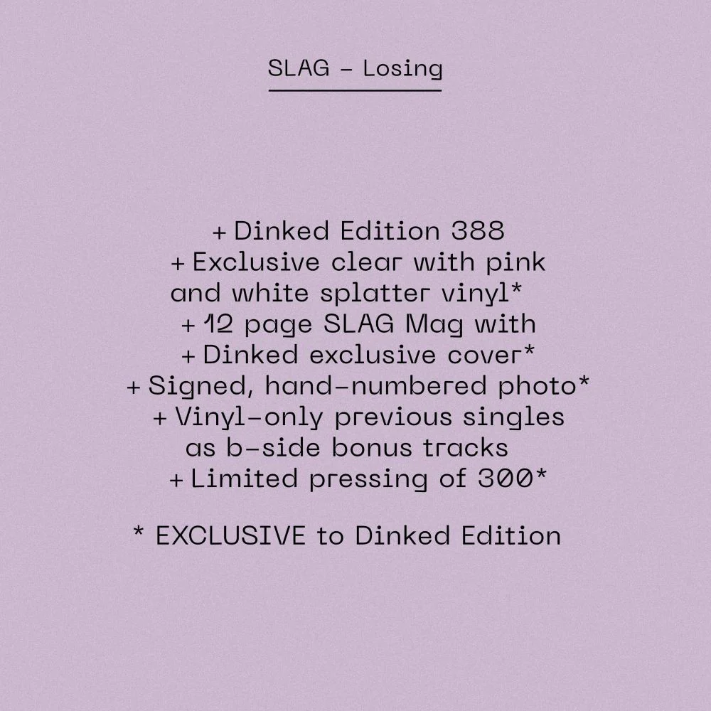 SLAG Losing Vinyl LP 2026 Ltd Dinked Edition #388 - Image 2