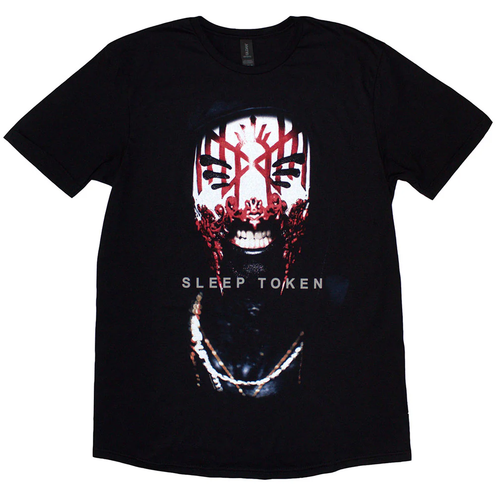 Sleep Token Aford Mask Black Medium T-Shirt