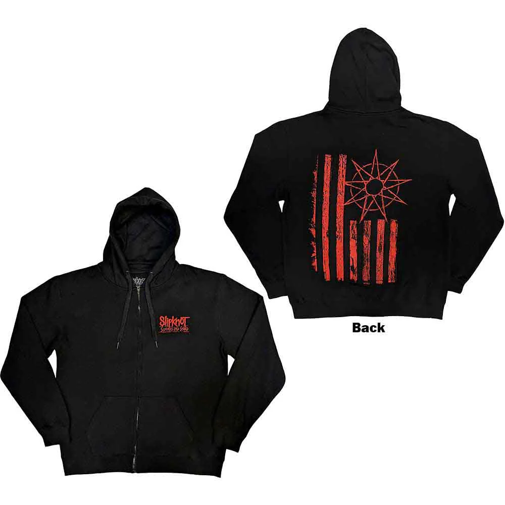 Slipknot 9-Point Flag X-Large Zipped Hoodie - Image 3
