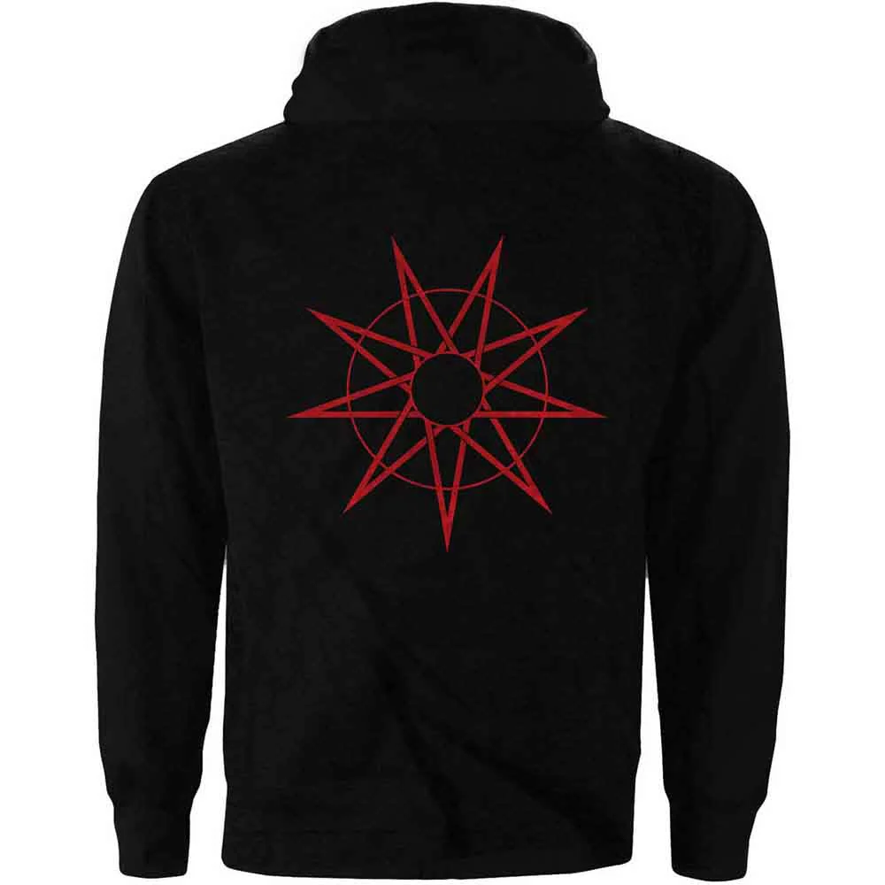 Slipknot 9 Point Star Small Hoodie - Image 2