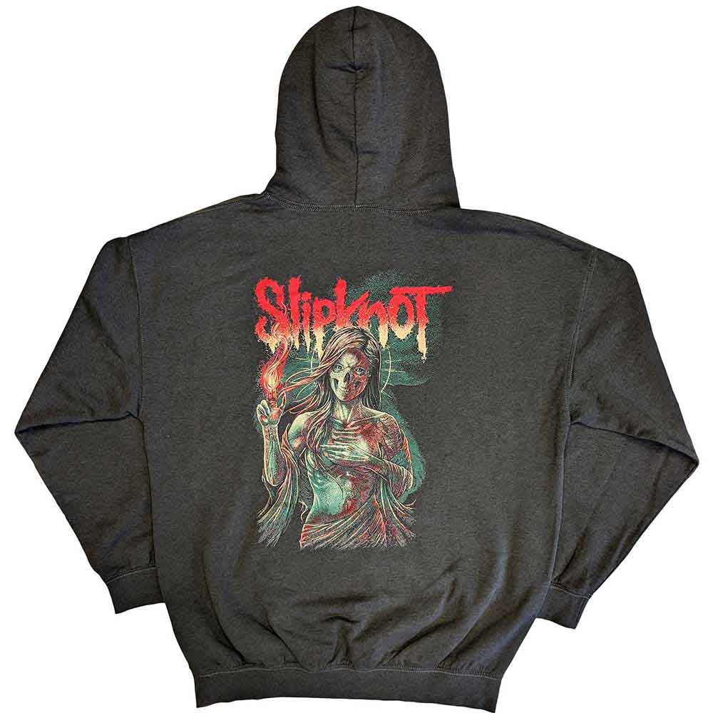 Slipknot Burn Me Away Grey Medium Hoodie - Image 2