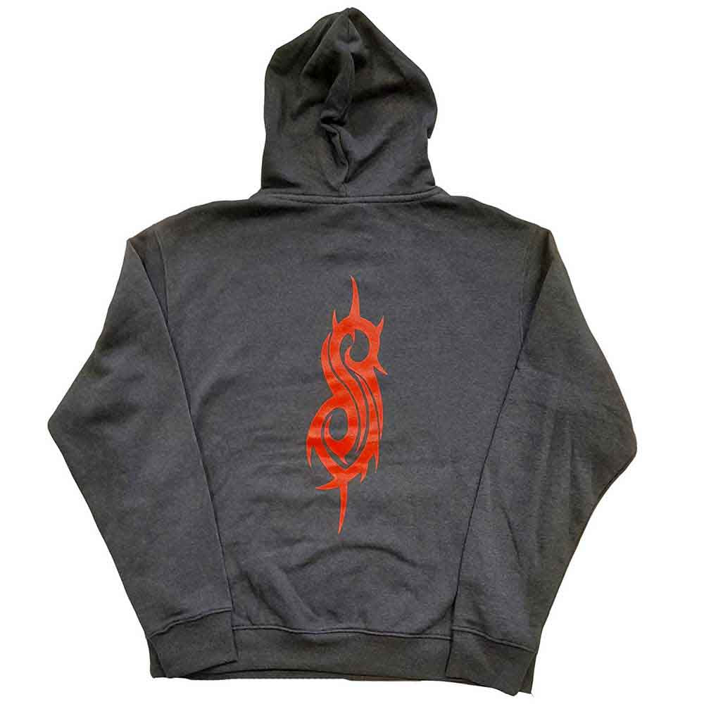 Slipknot Logo Grey Medium Hoodie - Image 2