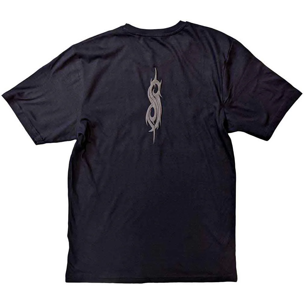 Slipknot Logo High-Build Black Large Unisex T-Shirt - Image 2