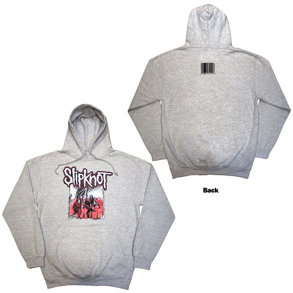 Slipknot Self-Titled Grey Large Hoodie - Image 3